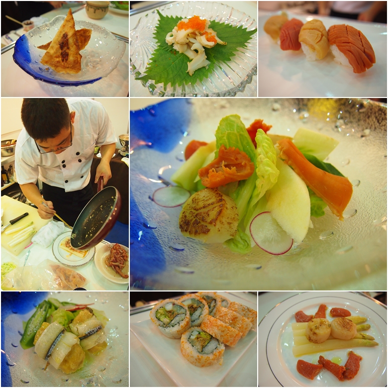 2013台北国际食品展花絮-感谢金将寿司主厨为我们料理美味佳肴